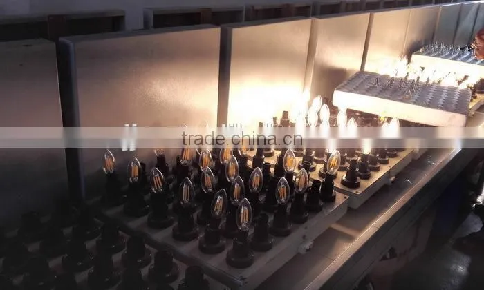 Hot sale led filament bulb 4w led bulb - 8w filament e27 a60 warm white led filament dimmable