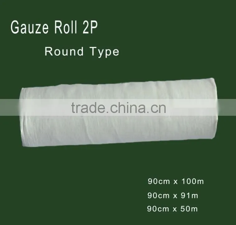Absorbent Gauze Roll/100% Cotton Gauze Roll 20threads/cm2 CE ISO FDA