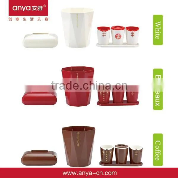 D626 gift set plastic melamine shower bathroom accessories names