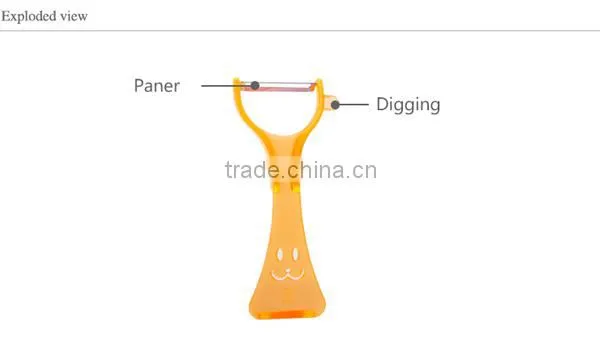 D301 Strongly recommended potato peeler kitchen tool kitchen item kitchen gadget of smile peeler