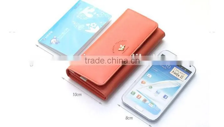 Hot Sale Fashion PU Women Famous Branded Wallet