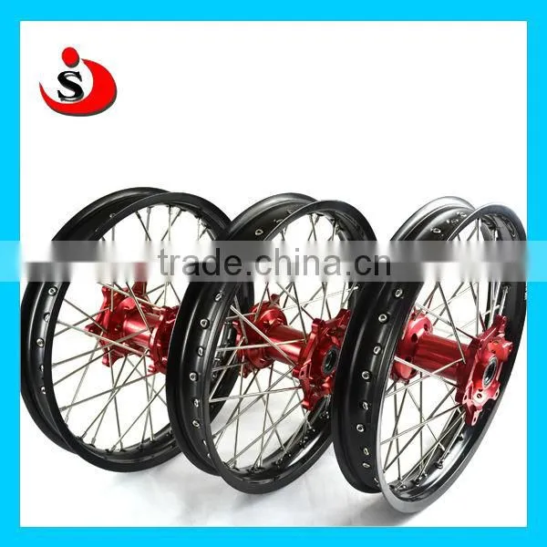 China YZ 450 F YZ250 Alloy Blue Color Motorcycle Spoke Wheel