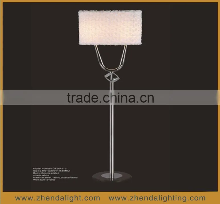 Modern fabric shade hotel table lamp