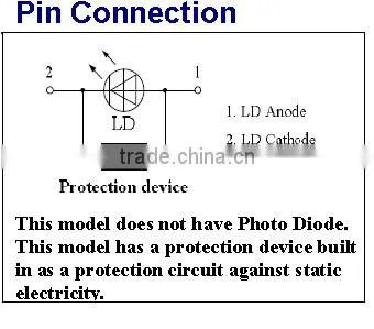 Hot sale brand new nichia green laser diode 520nm 1w