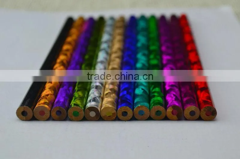 BSCI factory high quality 7inches length sharpened laser pencil