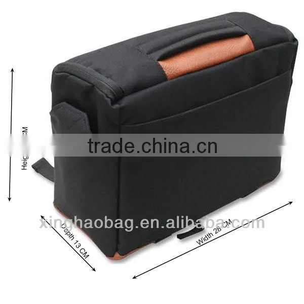 Hot selling leather camera bag waterproof dslr cheap camera bag