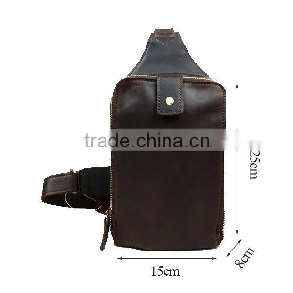 The great popular leather belt bags the shoulder strap waist bag sport chest bags
