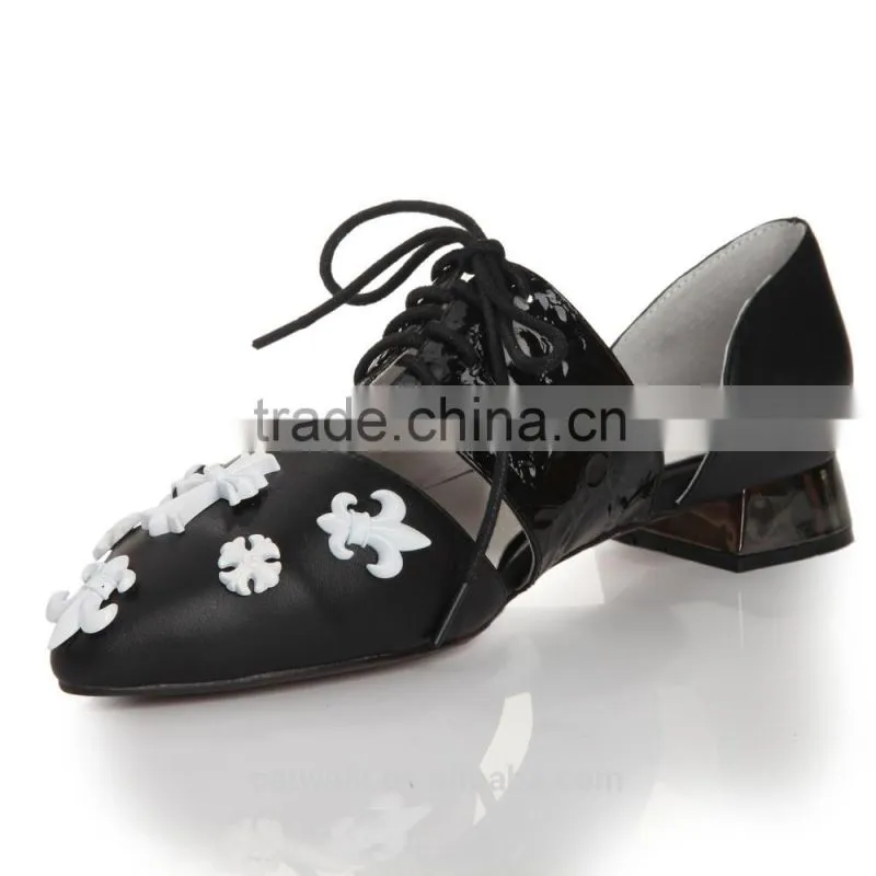 Charming woman shoe 2015 flat lady shoes Elegant Lady Shoes Woman with stud