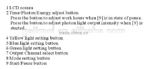 Professional 2 in 1 pdt bio photon light therapy salon equipment for skin care