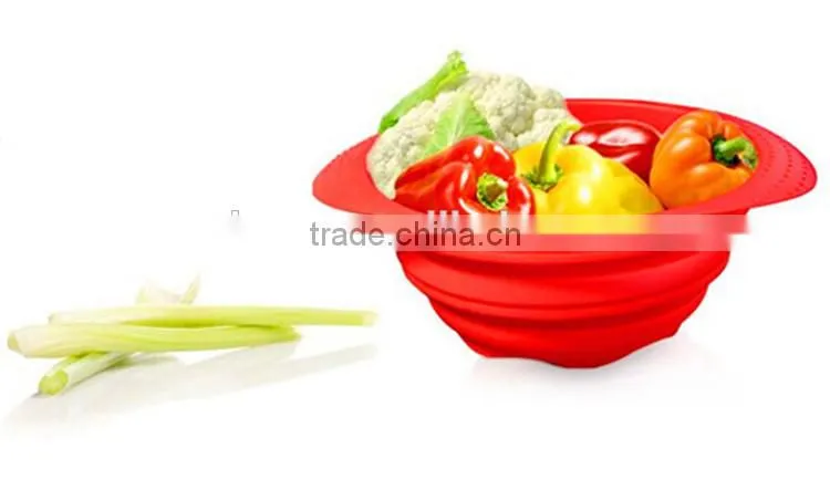 Silicone colander