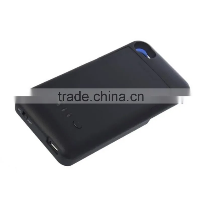 1900mAh External Backup Battery Charger Case Replacement Repair Parts Blue For iPhone 4 /4S Wholesale