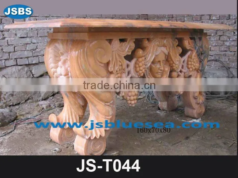 marble outdoor classical long table