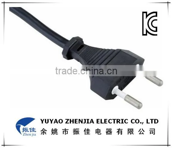 Korea power cord /plug / 2 PINc / South Korea KTL power cord