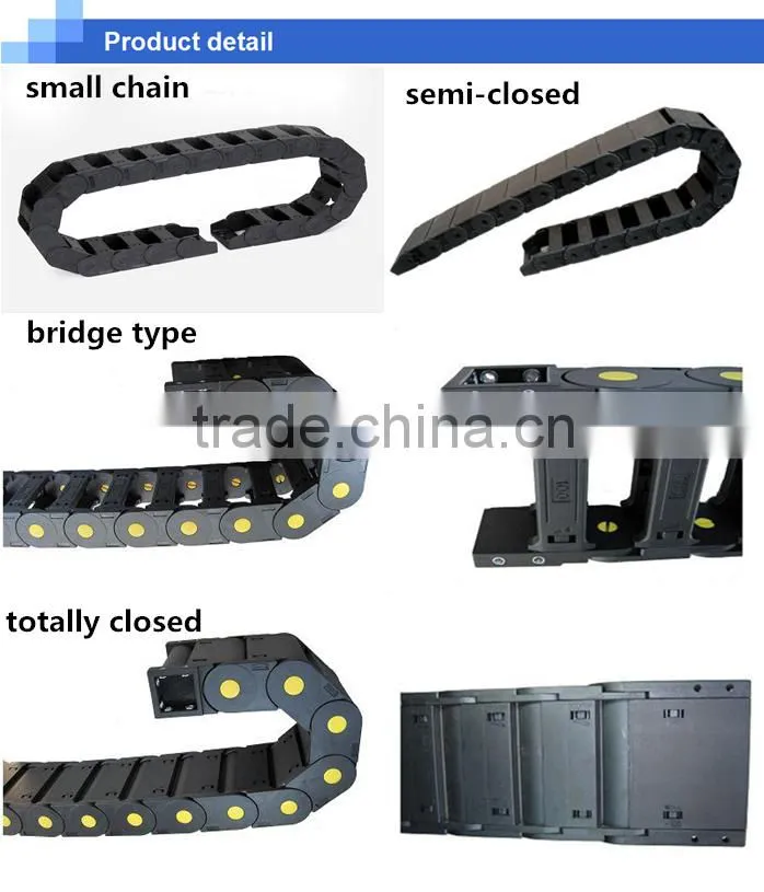 China Manufacturer flexible plastic Cable Chain Cable Drag Chain