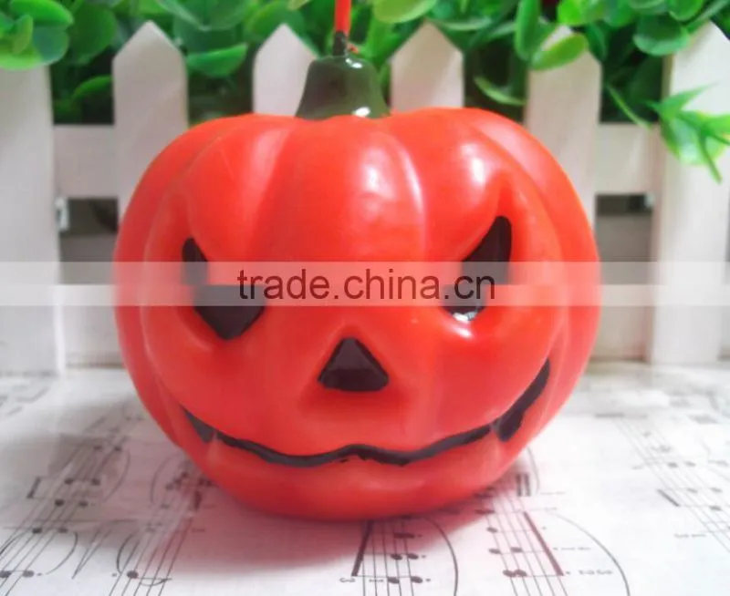 Decorative Halloween Pumpkin Candles