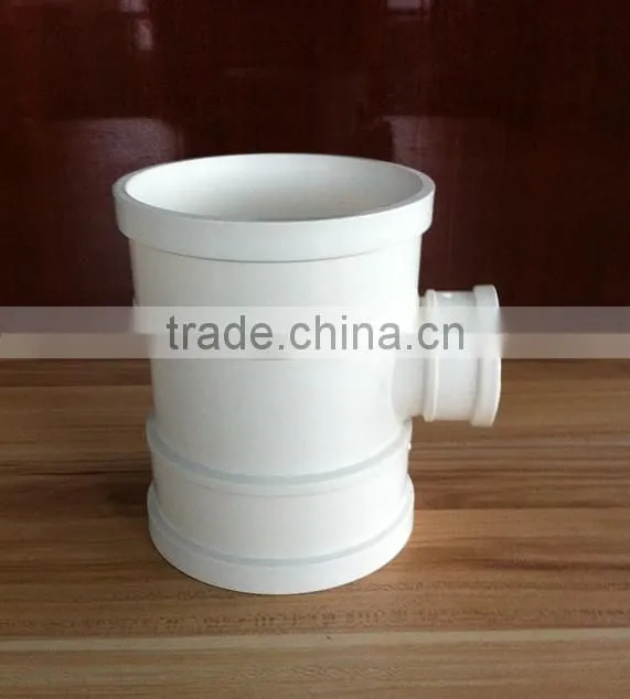 UPVC fitting reducing tee for drainage