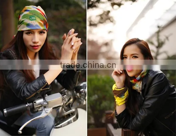 Custom printed microfiber tube headwear