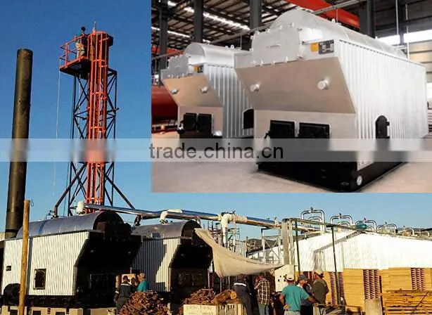 2000kg 4000kg steam boiler, wood fired steam boiler