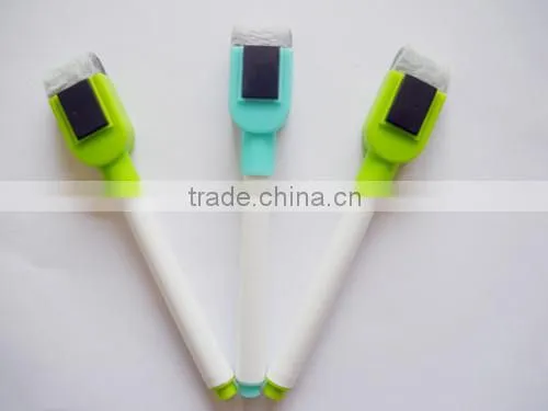 whiteboard marker pen with brush