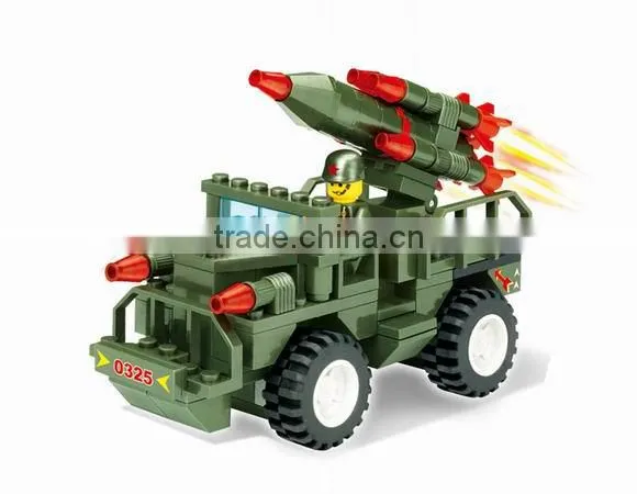 Guangdong DIY plastic building blocks military toys for kids
