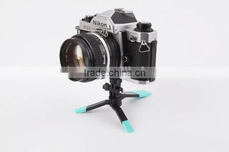 Miniest desktop dual adapter Pro Camera Mount Tripod Stand for mobile phone&digital camera&pro camera