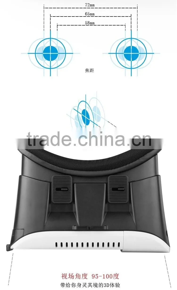 3D VR Box For Android and ios smart phones 3D VR glasses virtual reality