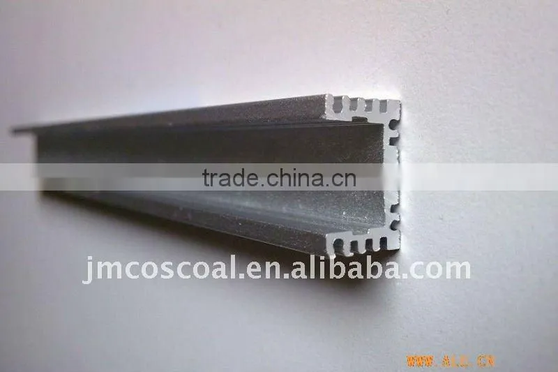 extruded aluminum profile with anodizing and CNC machining