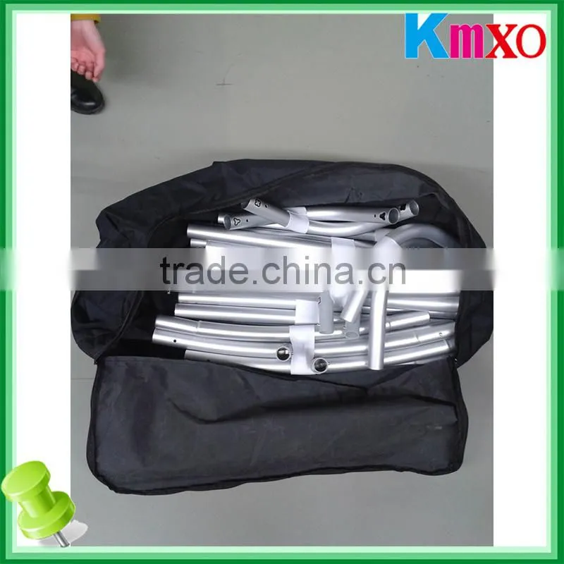 straight shape portable pop up stand, fabric display banner