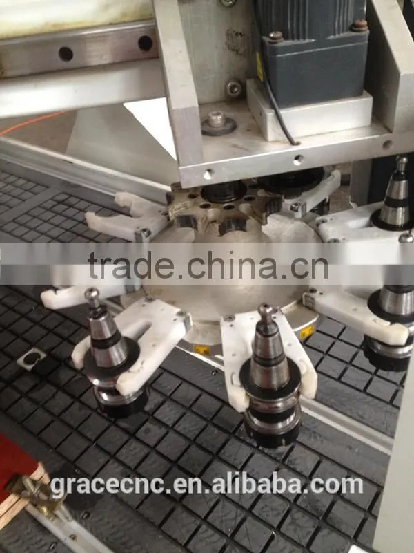 3d Mould Cutting Woodworking Milling Carving Linear ATC CNC Router G1325