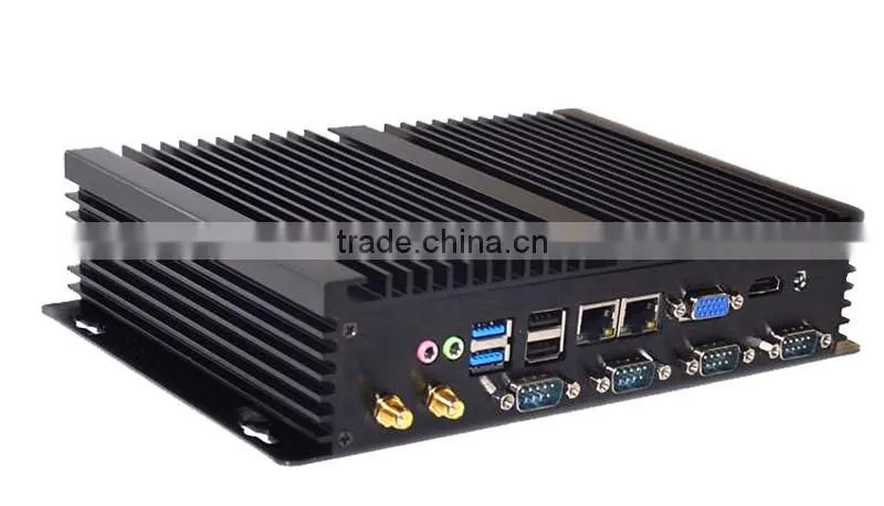 Fanless mini computer station pc 32bit Color Depth thin client XCY X26-1037G support all kinds of HD movies