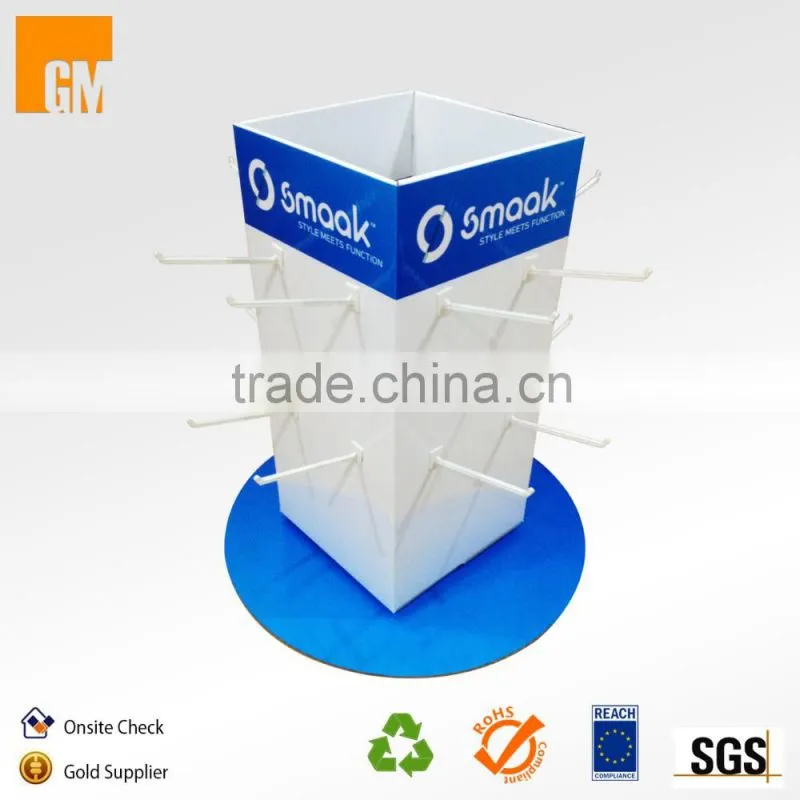Cardboard Rotating Display Counter Top Unit