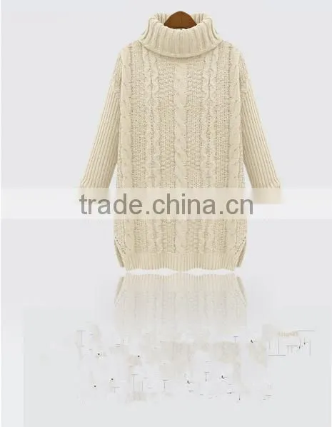 2014 Winter newest women's Cable- Knit Sweater
