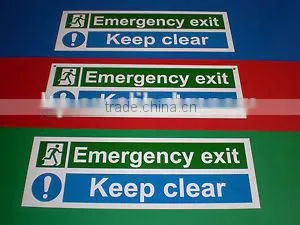 cheap but quality plastic ''FIRE ALARM CALL POINT'' sign (M-CS080)