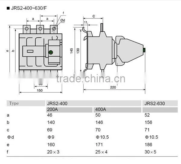 3UA-59 GKJRS2 Thermal Overload Relay