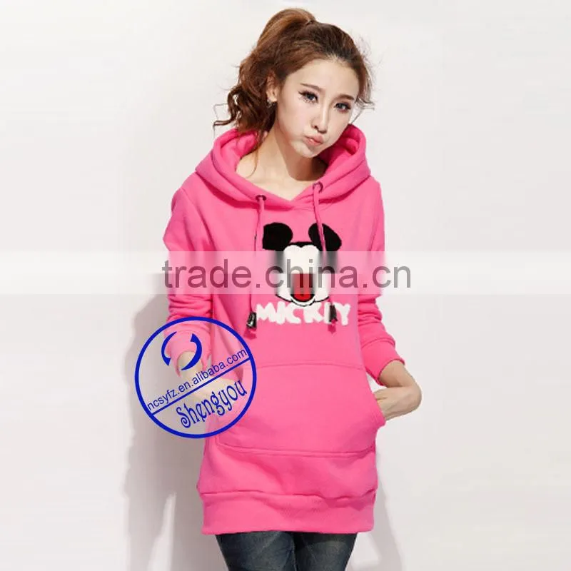 China factory custom wholesale pullover extra long hoodies