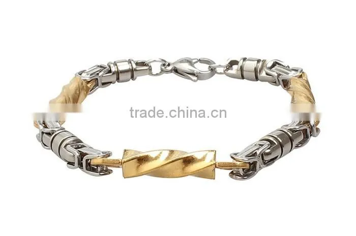 Kindy jewelry new design JCB0227 316l stainless steel men bracelet China wholesale