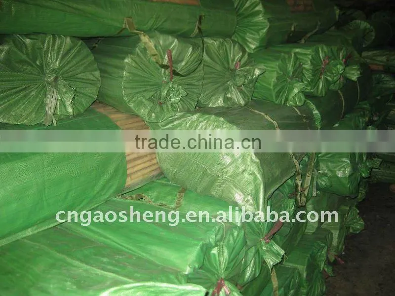 rolled bamboo fence packing