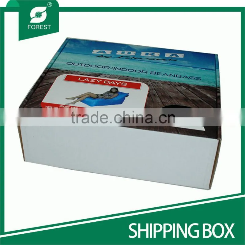 CUSTOM PRINTED SHIPPING BOX WITH HANDLE
