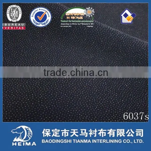 nonwoven fusible interlining for garments