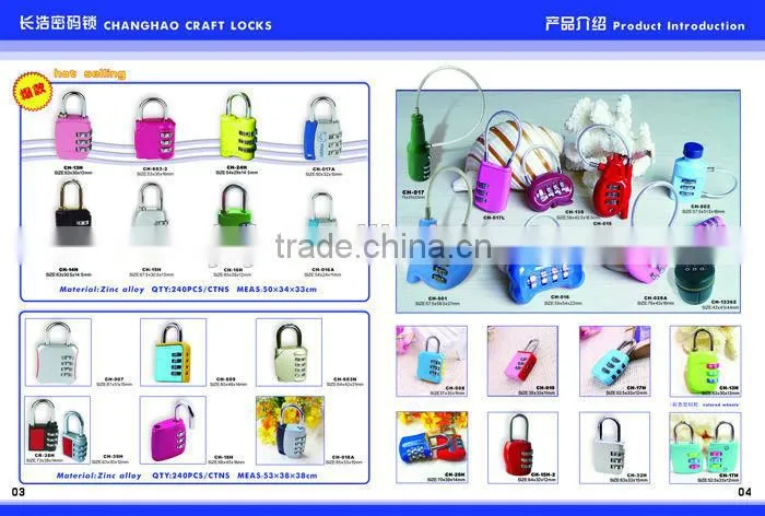 2015 New Products Clothes Shape Child Combination Lock