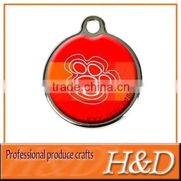 Lovely Pink High quality metal tag mainly suppliers