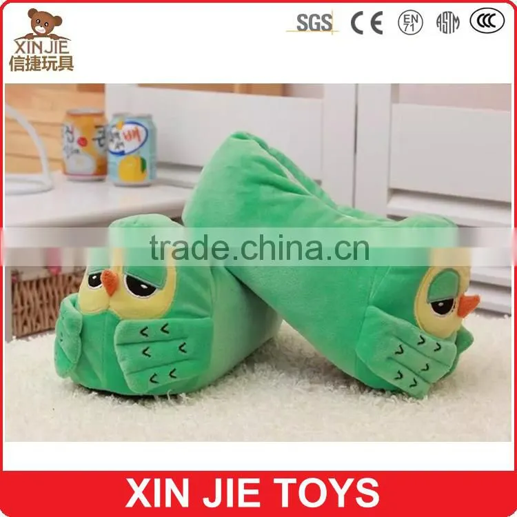 good quality indoor slippers cow shape plush slipper custom winter warmly slippers