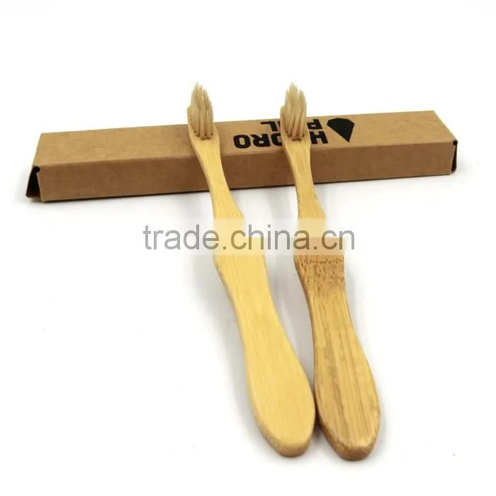Top quality 100% Biodegradable Environmental Charcoal Bamboo Toothbrush natural bamboo handle hotel bamboo toothbrush