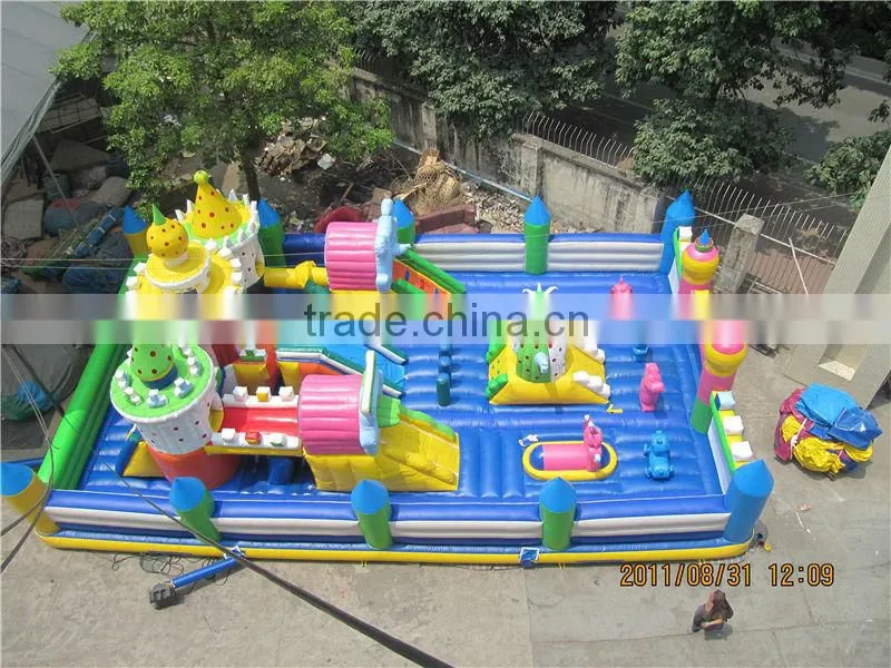 inflatable fun city amusement park, bouncy castle game