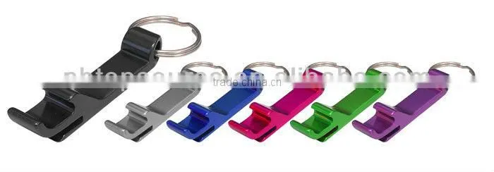 TC-462 Mini Aluminum/Metal Gecko Shape Bottle Opener With Keyring