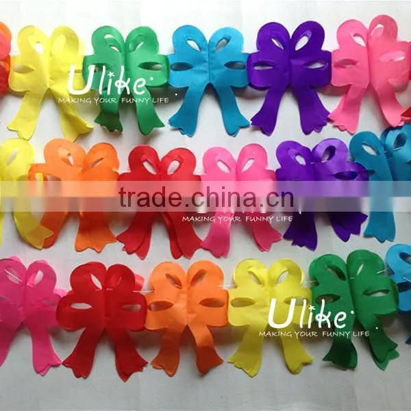 New Birds party garland paper decoration tissue bear honeycomb paper garland