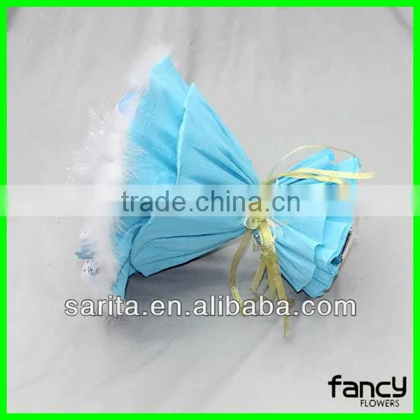 sweet love doll bouquet 9 pcs Ali 11 pcs blue rose artificial flowers creative gifts Valentines Present