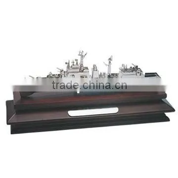 Wholesale 3d engraved sailing boat model for shipping campany office table decoration gift