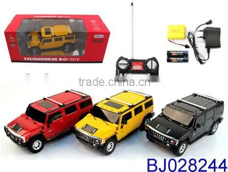 Best kids Christmas toy cool 1/24 scale 4ch remote control car model rc car kit