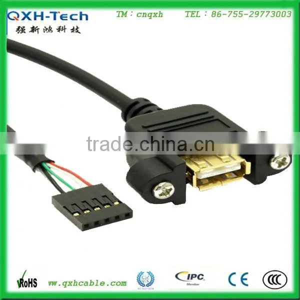 12v usb panel mount